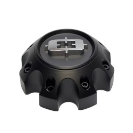 Vision Matte Black 8 Lug Wheel Center Cap C360-8V