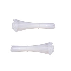 Cable ties are made of nylon.Acid-resistant, corrosion-resistant, insulated, strong durability and UV resistance.Ideal for use in extreme conditions such as indoor and outdoor use (white, 2.5*200mm