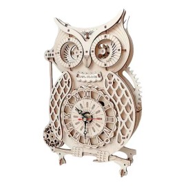 generic A Bonito Reloj De Rompecabezas 3d Con Forma De Búho, Retro