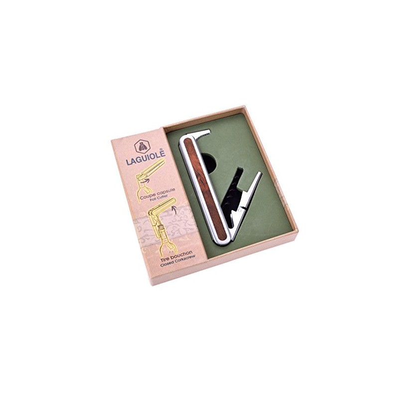 LAGUIOLE - Sommelier Double Levier - Manche en Bois de