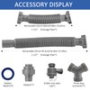 QruiLanTu Double Sink Drain Kit Expandable Flexible 1 1/2 Inch