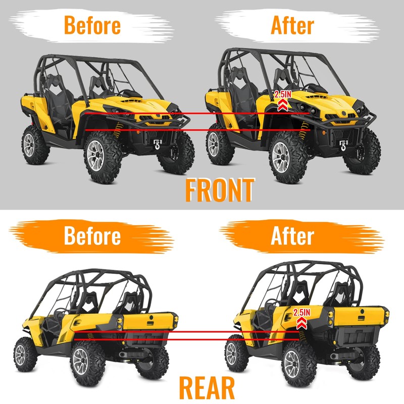 Commander Lift Kit - StarknightMT UTV Lift Kit Compatible with