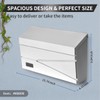 Ydocabinit Wall Mount Mailbox, Large Capacity Mailbox for House, Visibility