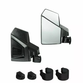 Kolpin Polaris Ranger Side Mirror RZR High Impact Break-Away Wide View Convex