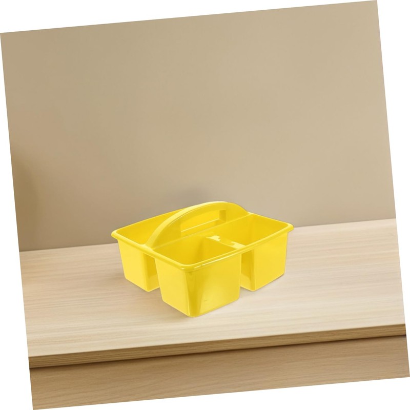 Gadpiparty Classroom Storage Organizer Basket with Compartments Pe Supply Tote