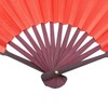 TRENDBOX 10.4" Chinese Traditional Nylon-Cloth Handheld Folding Fan - Black