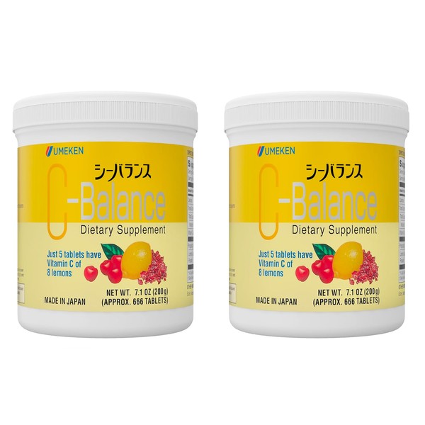 Umeken C-Balance Chewable Vitamin C Supplements, High Potency for Adults