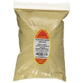 Marshalls Creek Spices Refill Pouch Mustard Ground Seasoning, XL, 16 Ounce