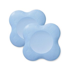 Yoga Rodilleras, 2 Pcs Almohadillas Antideslizantes para Yoga Rodilleras y coderas de espuma suave y gruesa Apoyos de Yoga y Accesorios para Fitness, Viajes, Meditación, Arrodillarse, Pilates (Azul claro)