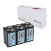 ANSMANN Rechargeable 9V Battery 300mAh pre-Charged Low Self Discharge 9Volt