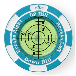 Prodigora SlopeMaster ProGreen Reader - Golf Ball Marker with High Precision Green Reading Aid Golf Accessories for Men Women (Blue)