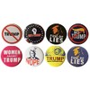 Anti-Trump Buttons - Anti President Trump pins - Set of