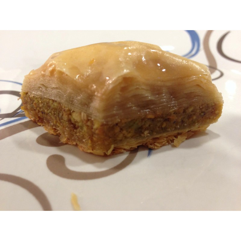 Tumea Sweets Organic Baklava with Pistachio & RAW Honey! Unique
