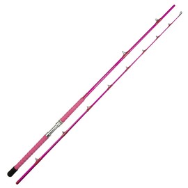 ANCIENT MARINER Challenger Series Castfish Rod 10' Catfish Casting Rods 2 Piece Glow in Dark Catfish Fishing Rod （Pink）