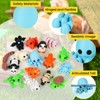 SHUWND16 PCS Mini Animals Set,3D Printed Little Animals Articulated Flexible