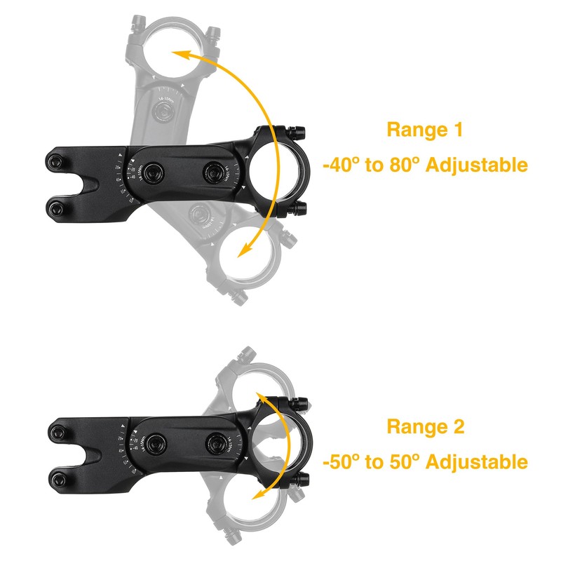SATORI Cobra Bike Bicycle Duo Adjustable Extension Riser Stem -