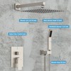 Shower System, Shower Faucet Set for Bathroom with 12 Inch