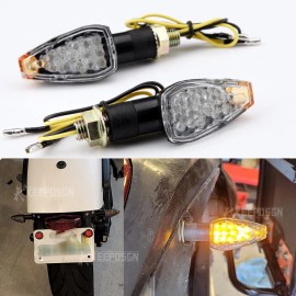 KEEPDSGN Motorcycle LED Turn Signal Blinker Lights For Honda Zoomer NPS50 Ruckus 50 03-12