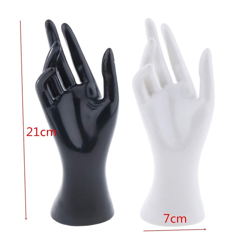 perfk Female Hand Jewelry Bracelet Gloves Display Organizer Stand, Wear-resistant,