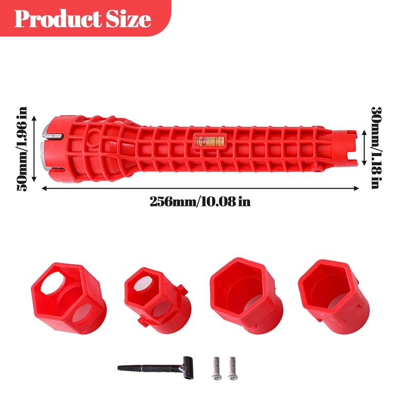Zueyen 14-in-1 Tap Wrench Tool, Installer Tool, Pipe Wrench, Tap