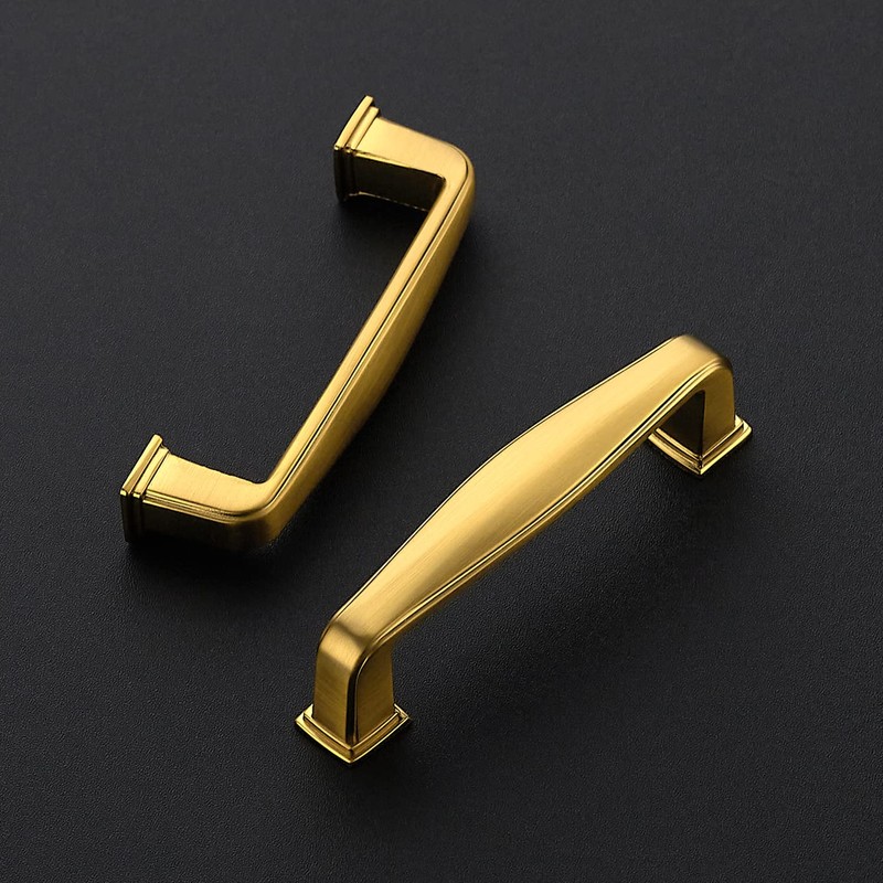 Ravinte 5 Pack Solid 3 Inch Cabinet Handles - Brushed