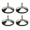 TUNIRO Set of 4 Table Football Feet Made of Metal,