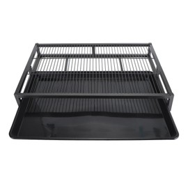 HEEPDD Dog Potty Tray, Detachable Washable Dog Potty Training Toilet Puppy Pee Pad Holder with Drawer Tray for Dogs Potty Training 24.4x16.9x3.1in (L)