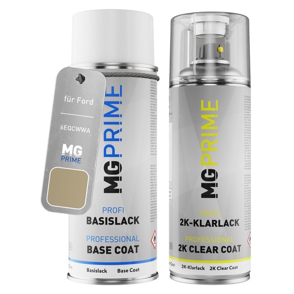 MG PRIME Autolack 2K Spraydosen Set für Ford 6EQCWWA /