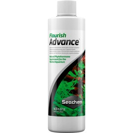 Seachem Flourish Advance Growth Supplement - Aquatic Plant Aid 250 ml (28679),brown