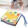Infant Crib Cloth Book Cute Animal Learning Rattle Distorting Mirror