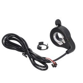 BuyWeek Universal Electric Bike Thumb Throttle - Heavy Duty 24V-72V Waterproof Speed Controller with SM Plug, Anti-Slip Design for E-Bikes, Scooters & Mobility Scooters (Easy Installation)