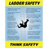 Lean Manufacturing Posters Ladder Safety, Poster, 11"X 14", Made in