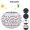 Solar Table Lantern Outdoor Waterproof- Dancing Flickering Flame Solar Powered