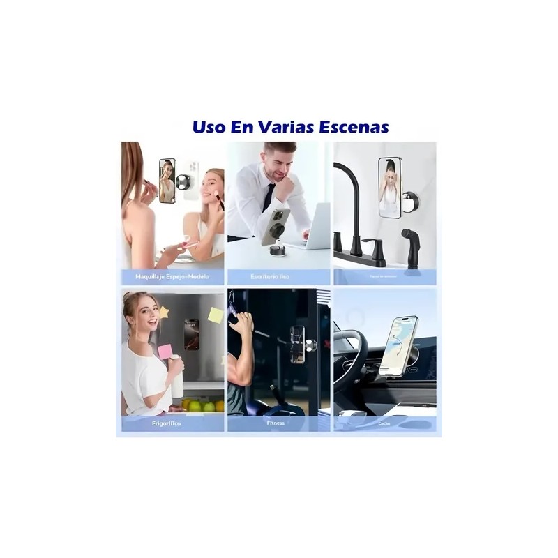 Soporte Magnético Celular De Al Vací Ventosa Para Teléfono