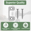 Large Hole Strike Plate - Door Lock Plate for Exterior