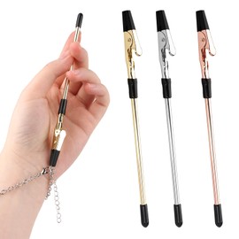 3 Pieces Bracelet Tool Buddy Jewelry Helper, Hand Bracelet Helpers Fastening and Hooking Equipment for Jewelry Necklace Watch Clasps Zipper Valentine's Gift 6.1 Inch, Gold Silver and Rose Gold