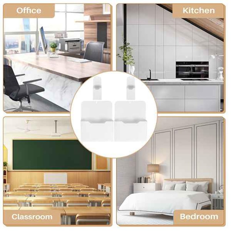 AWAOVV 1Set Magnetic Storage Box Whiteboard Pencil Holders School Supplies,