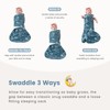 ZIGJOY Sleep Sack Swaddle 1.0 Tog Baby Wearable Blanket 100%