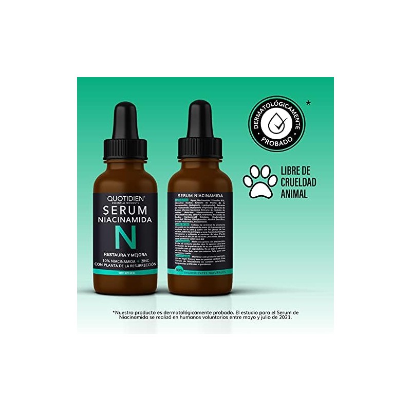 Serum Niacinamida 10% + Zinc + Planta de Resurrección –