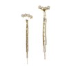 Sonateomber Gold Star Climber Earrings Long Tassel for Women Girls