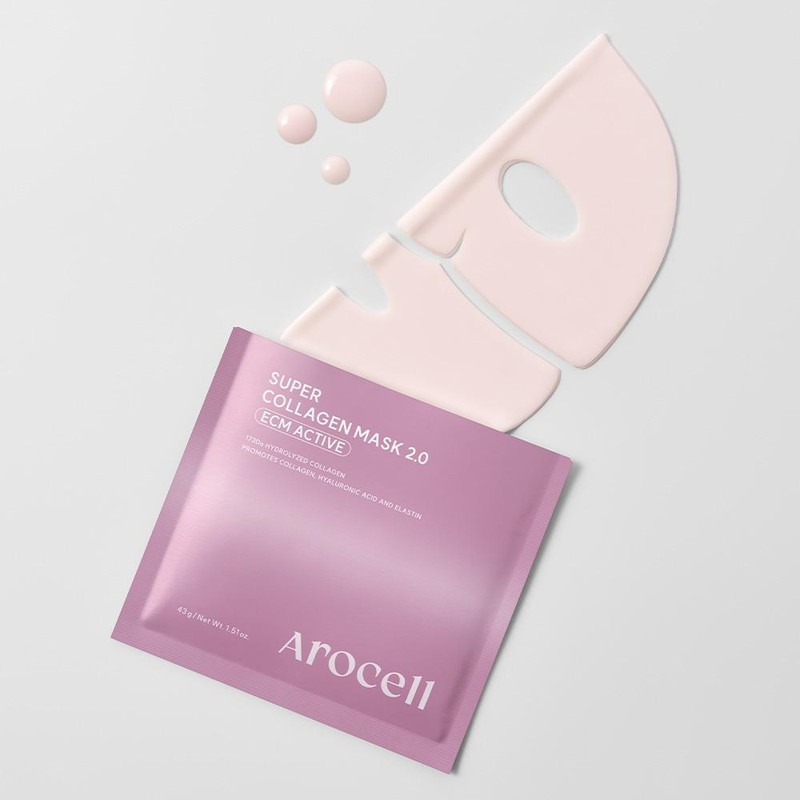 AROCELL Super Collagen Mask 2.0 ECM Active 1ea - Super