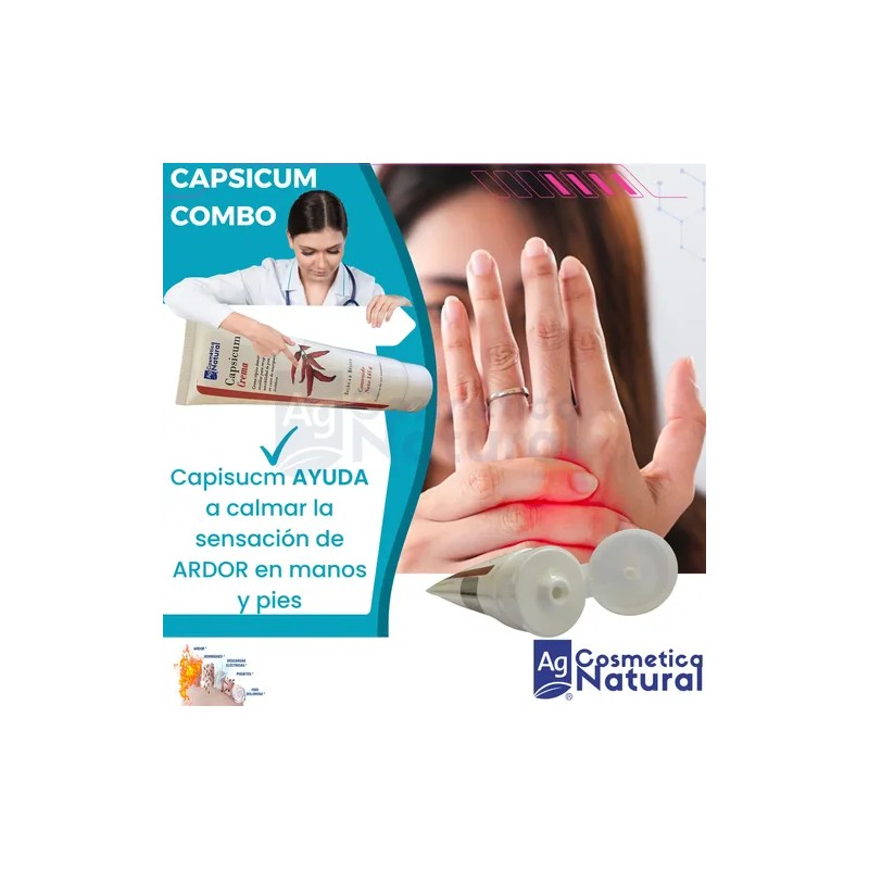 Pack 2 Cremas Para Neuropatia Diabetica Capsicum Para Ardor