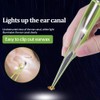 Stainless Steel Ear Tweezers with LED Light, Precision Earwax Remover,