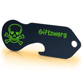 Code24 "GIFTZWERG" Shopping Trolley Remover – Practical Shopping Chip Keyring Incl. Registration Code for Key Finder Service [may not be available in your country], Key-Finder