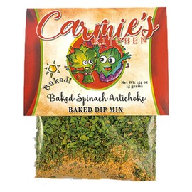 Carmie's Kitchen Baked Spinach Artichoke Baked Dip Mix