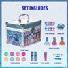 Stitch Set de Maquillaje para Niñas Gloss y Esmalte con