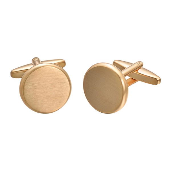 Yoursfs Simple Cufflinks, Business Stainless Steel Cufflinks, Men's, Stylish, Gift,