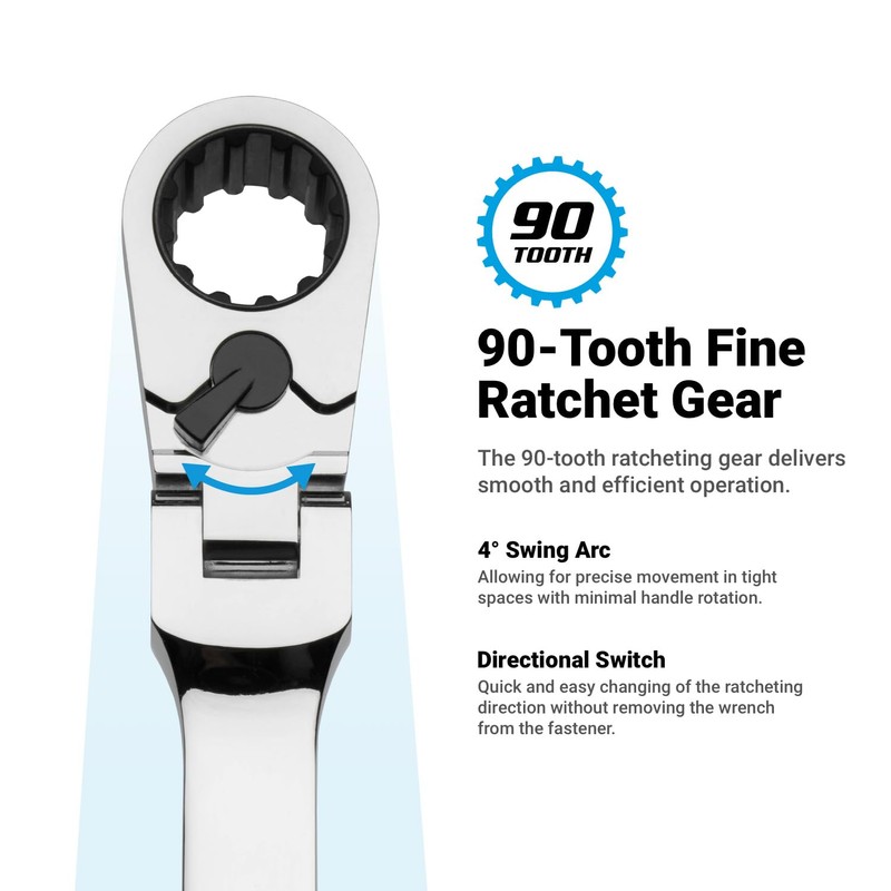 Capri Tools 16 x 18 mm 90-Tooth Extra-Long Double Box