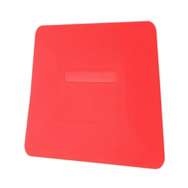 HARFINGTON Vinyl Squeegee, Vinyl Wrap Decal Squeegee Tool, 4-Inch Car Vinyl Film Scraper Plastic Squeegee for Car Wrap, Sign Making, Window, Red, Trapezoidal