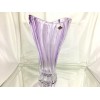 Bohemia Aurum Crystal Crystal Glass Vase12 " Centerpiece Flower Bud